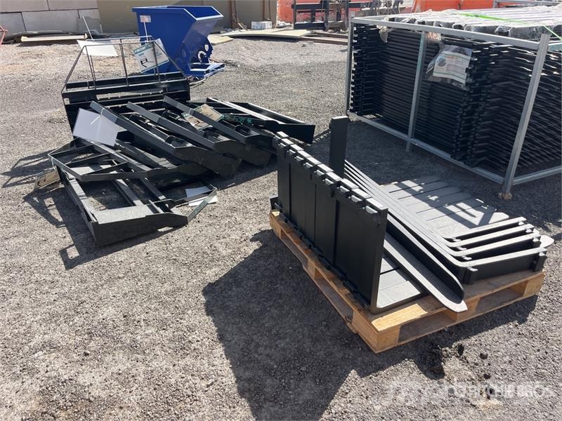 Quantity of (8) Mower King SA 48 in Skid Steer Fo Fourche