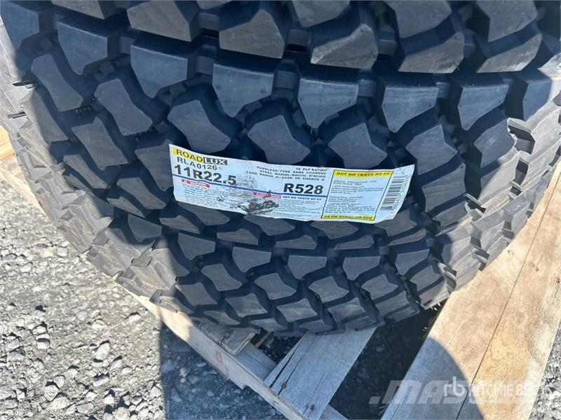  Quantity of (8) Roadlux 11R22.5 Tires (Unused) الإطارات والعجلات والحافات