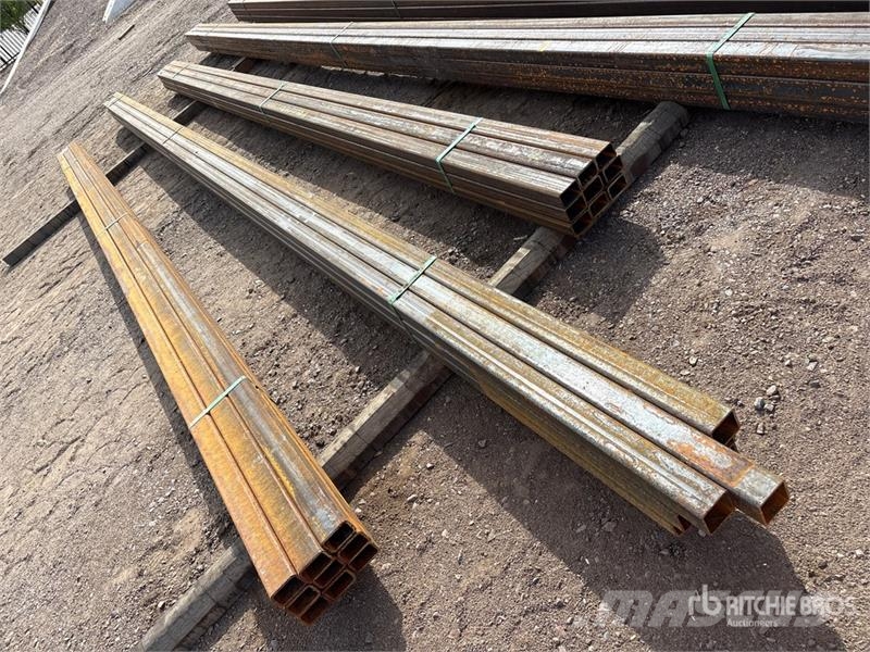  Quantity of (9)  Kit Containers Steel 2.5 in x 2.5 Sistemi za navodnjavanje