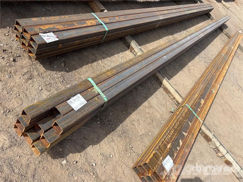  Quantity of (9)  Kit Containers Steel 2.5 in x 2.5 Sistemi za navodnjavanje
