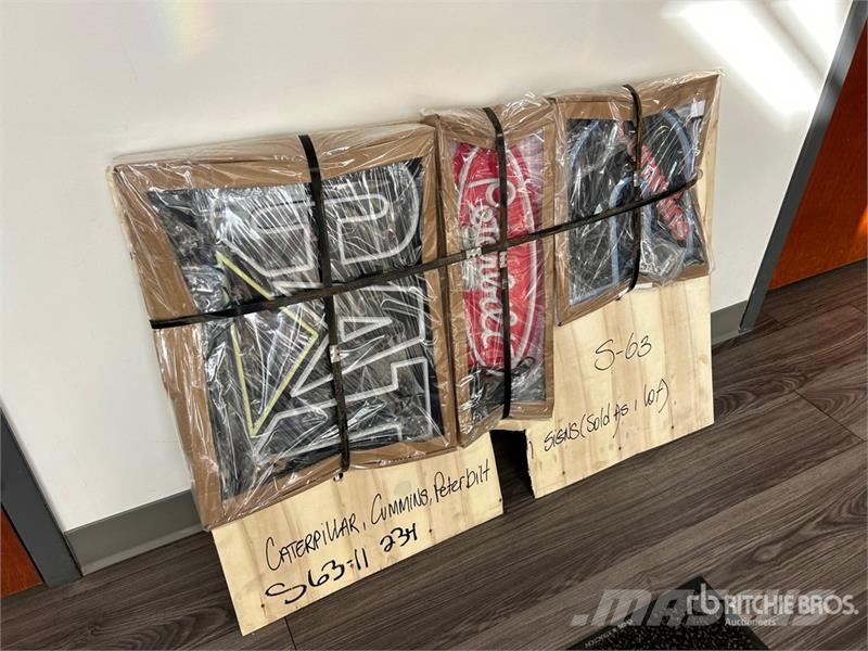 Quantity of Cat, Cummins, Peterbilt Neon Signs (Un Drugi deli