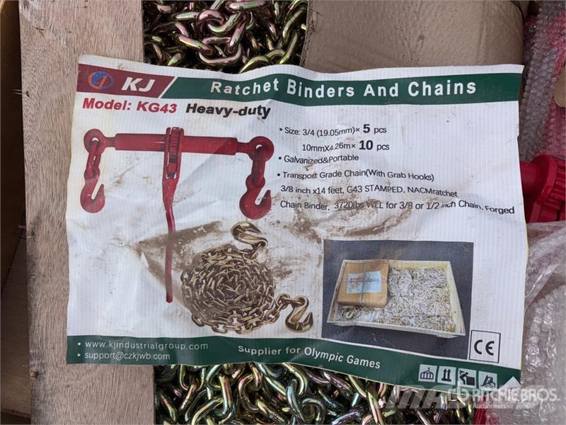 Quantity of KJ KG43 Ratchet Binders & Chains (Unus Drugi deli