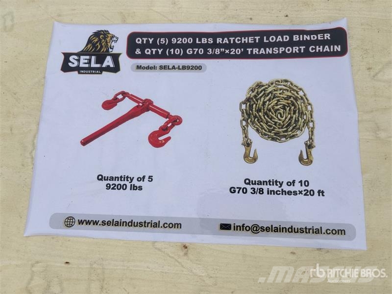  Quantity of  SELA LB9200 Ratchet Binders & Transpo مكونات أخرى