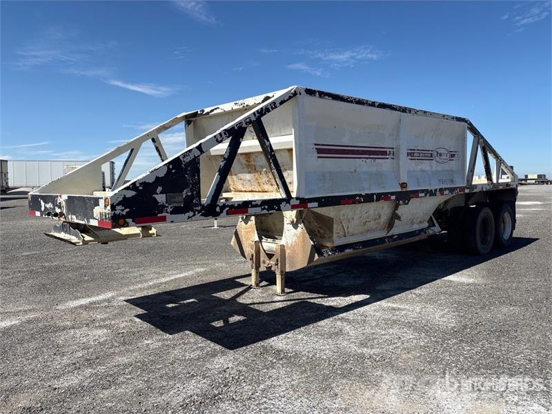 R-Way T32211AN 32 ft T/A Belly Dump Trailer Kipper