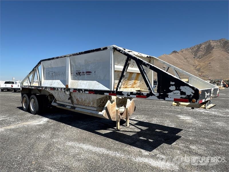 R-Way T32211AN 32 ft T/A Belly Dump Trailer Kipper