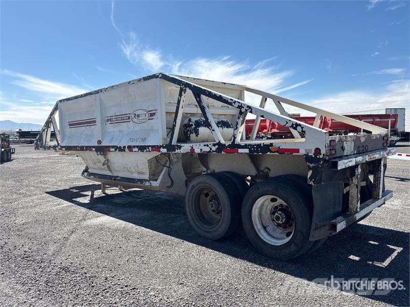 R-Way T32211AN 32 ft T/A Belly Dump Trailer Kipper