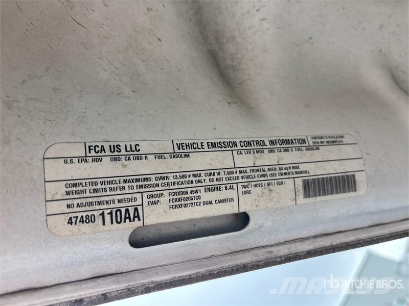 RAM 3500 4x2 Flatbed Truck Lava-kuorma-autot