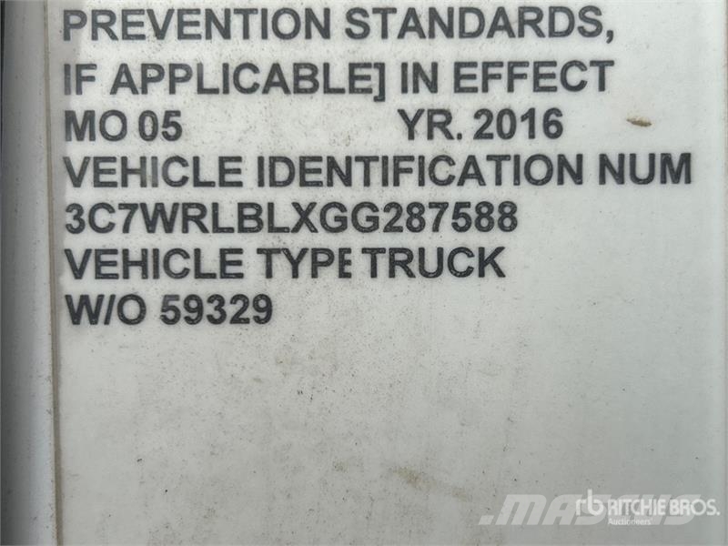 RAM 4500 4x4 Cab and Chassis (Inoperable) Cabine si interior