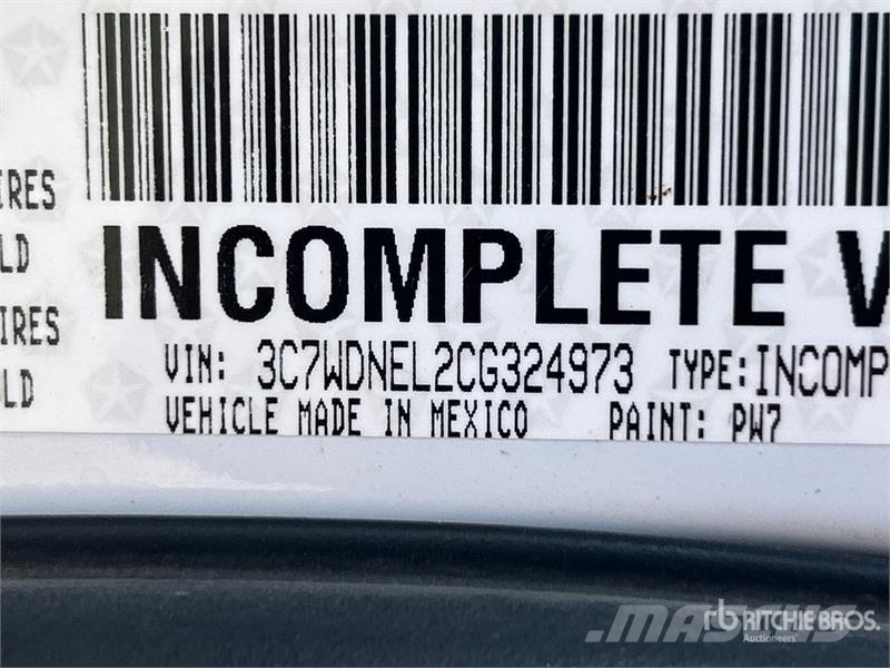 RAM 5500 Camiones plataforma
