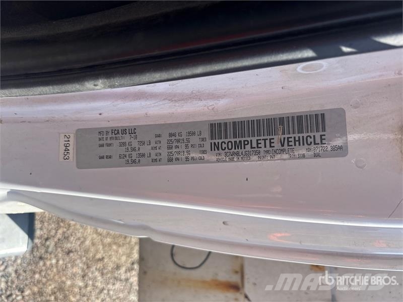 RAM HI RANGER 400 lb Straight Boom on Ram 5500 4x4 Buc Auto korpe