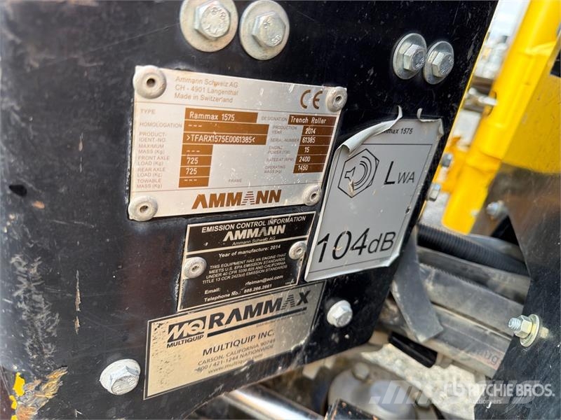 Rammax 1575 Trench Compactor Soil compactors