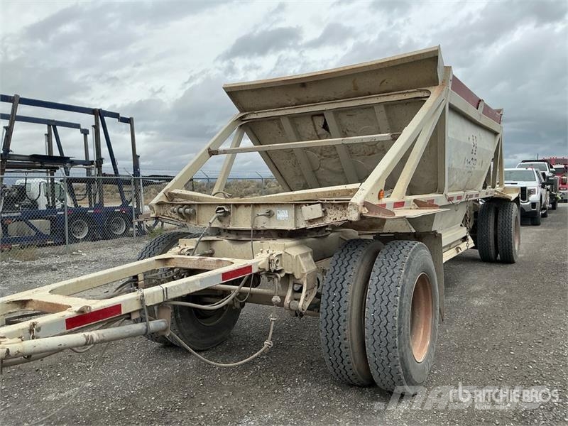 Ranco 23 ft 10 in T/A A-Train Lead Pup Dump Trailer Kipper