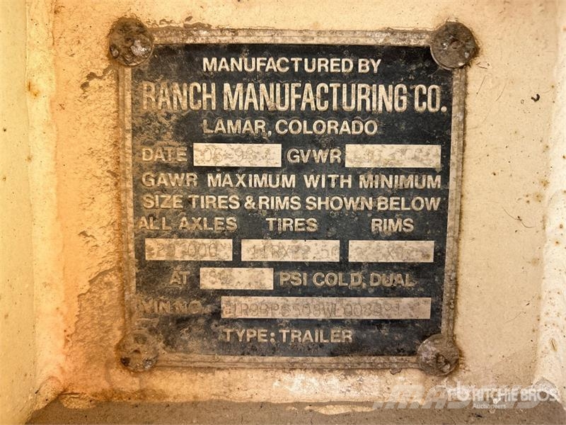Ranco 25 ft T/A Pup Belly Dump Trailer 傾卸式拖車