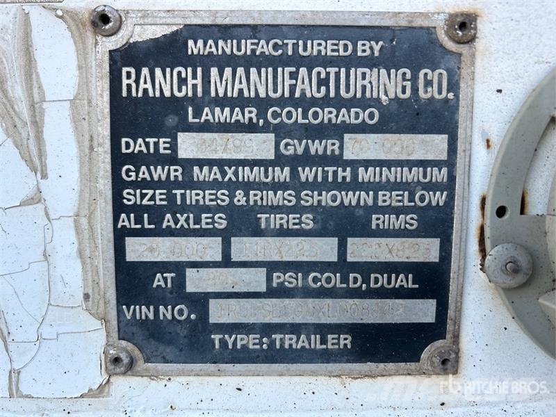 Ranco 40 ft T/A Belly Dump Trailer Самоскиди