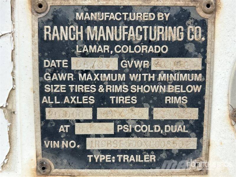 Ranco 40 ft T/A Belly Dump Trailer Самоскиди