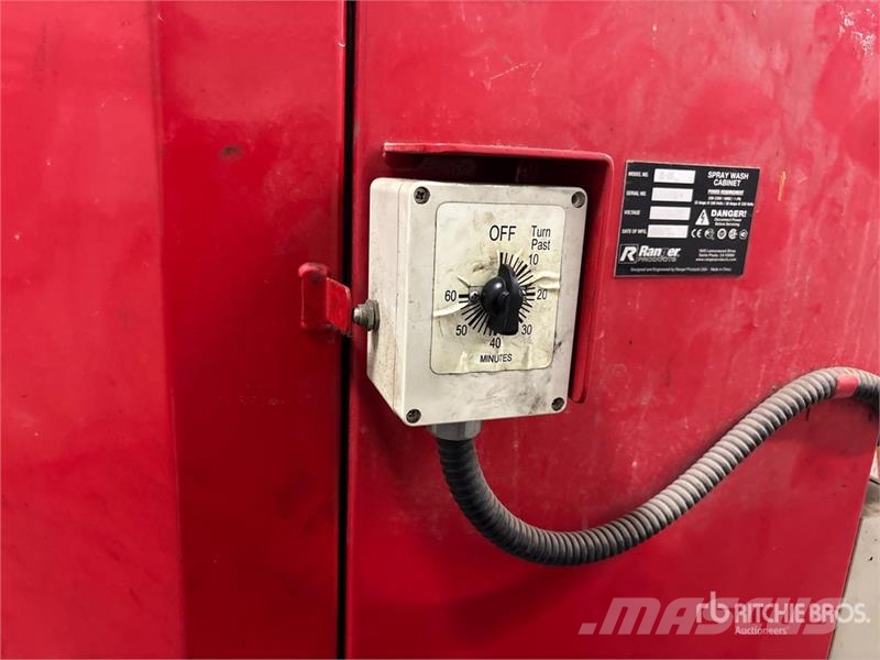 Ranger RS-500 Red Spray Wash Cabinet مكونات أخرى