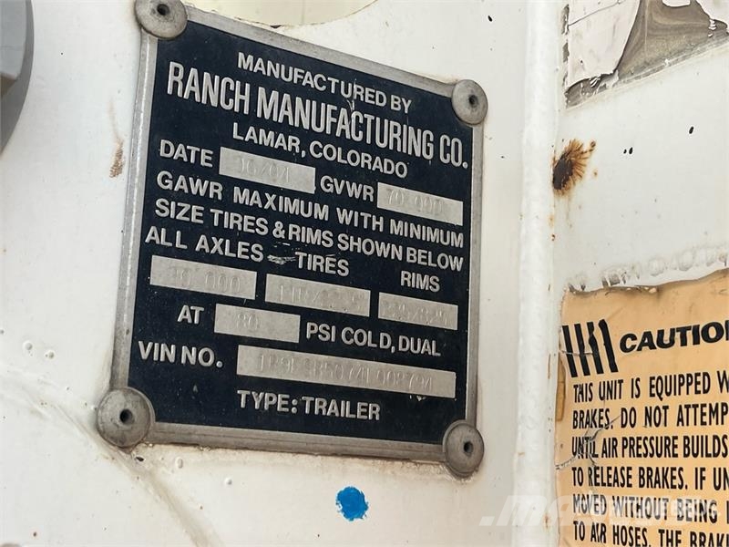 RANM 30 ft T/A End Dump Trailer مقطورات قلابة