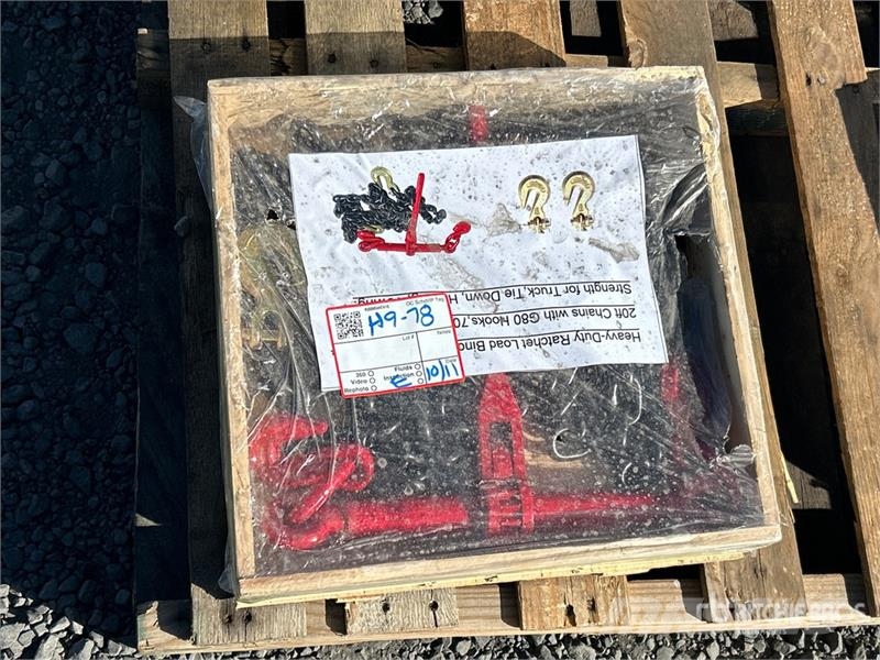  Ratchet Load Binders and 20 ft Chains & G70 7000 l مكونات أخرى