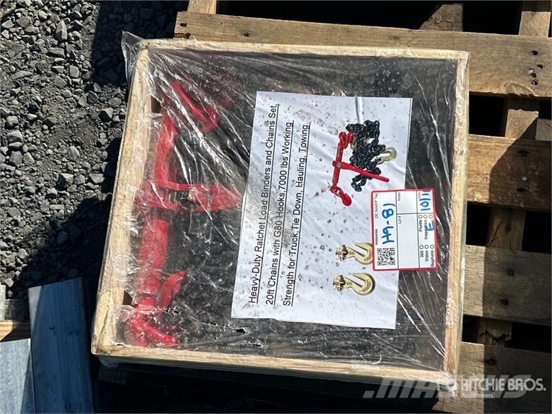  Ratchet Load Binders and 20 ft Chains & G70 7000 l مكونات أخرى