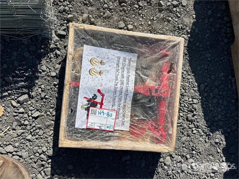  Ratchet Load Binders and 20 ft Chains & G70 7000 l مكونات أخرى