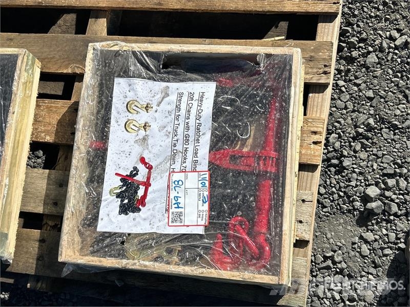  Ratchet Load Binders and 20 ft Chains & G70 7000 l مكونات أخرى