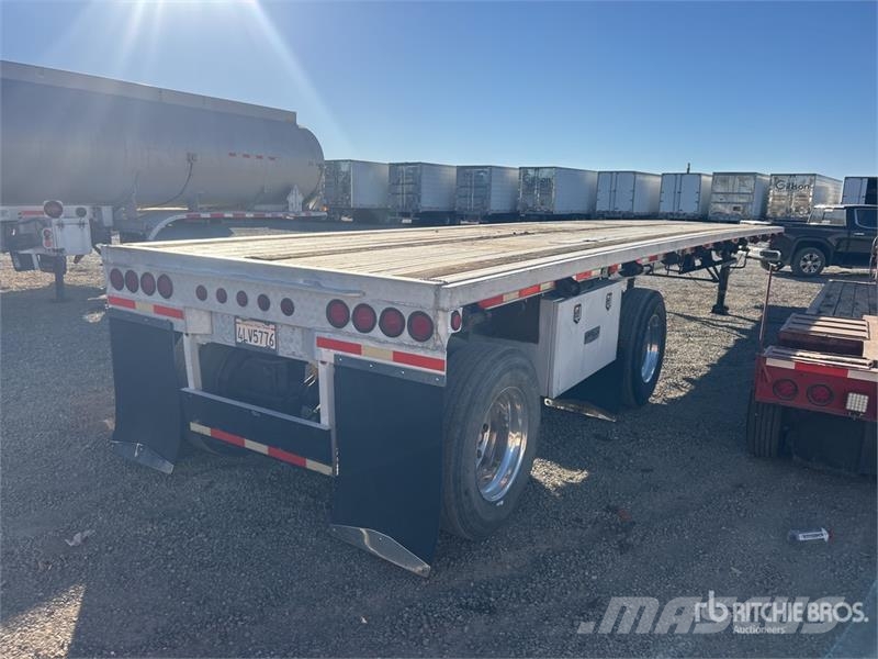 Raven 43 ft T/A Spread Axle Flatbed Trailer Plataforma plana/laterales abatibles