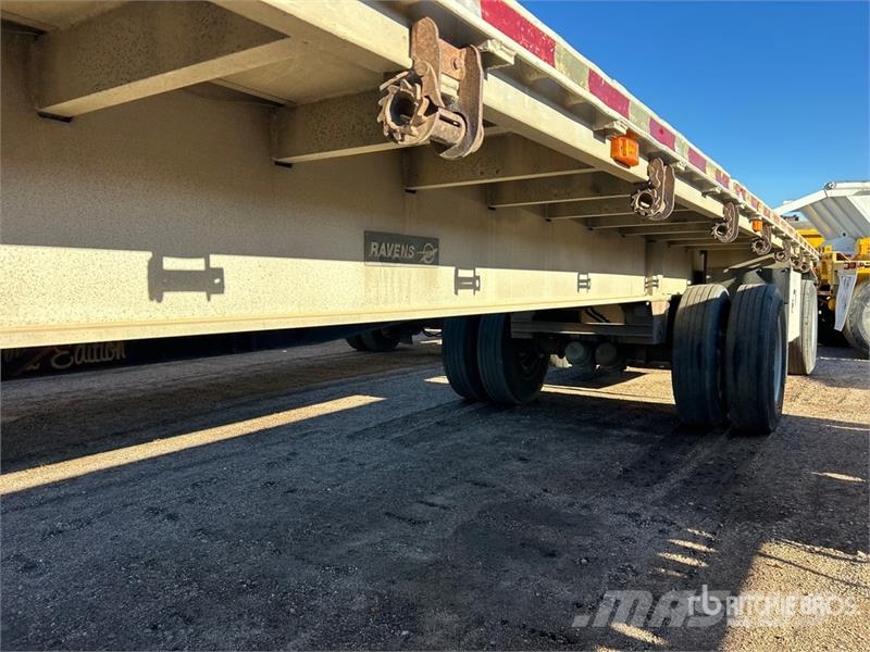 Ravens 1448A66 48 ft T/A Spread Axle Flatbed Trailer Plato/keson prikolice