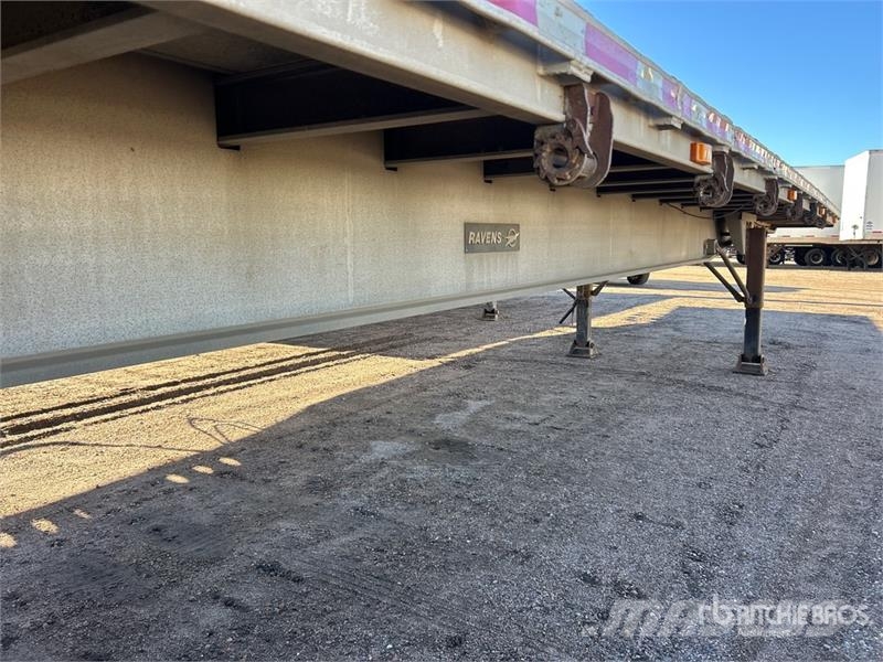 Ravens 1448A66 48 ft T/A Spread Axle Flatbed Trailer Plato/keson prikolice