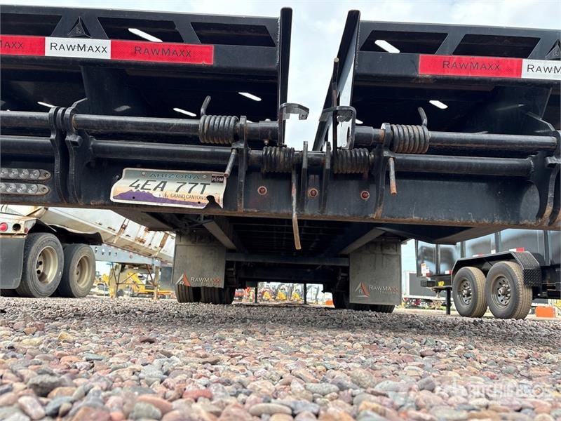 RawMaxx FDX-40-212KHYD 35 ft T/A Gooseneck Equipment Trail Auto pārvadāšanas treileri