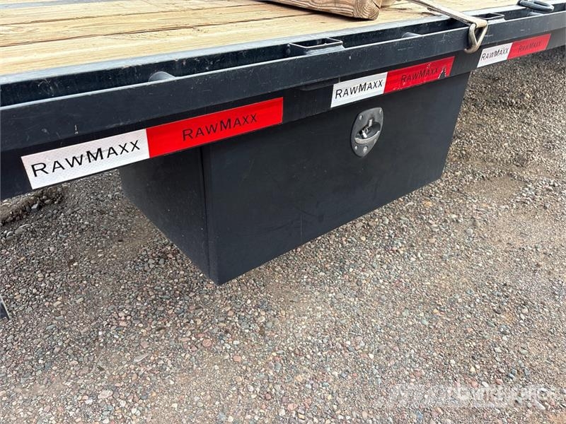 RawMaxx FDX-40-212KHYD 35 ft T/A Gooseneck Equipment Trail Auto pārvadāšanas treileri