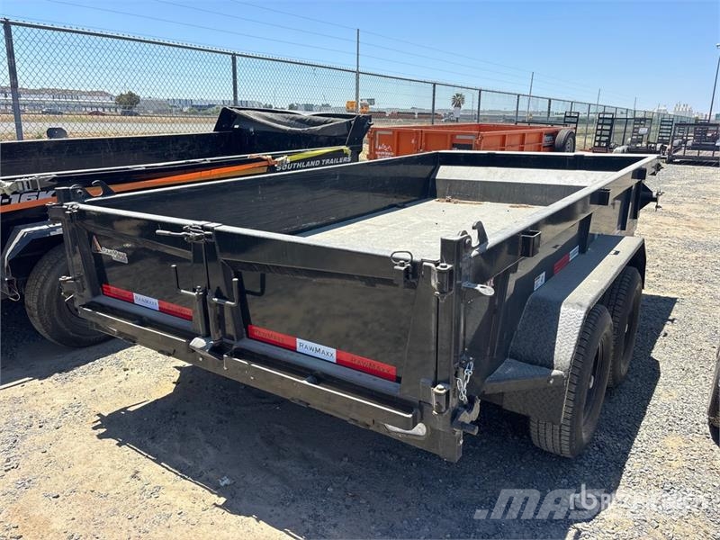 RawMaxx MDX12BP10K 12 ft T/A Dump Utility Trailer Самоскиди