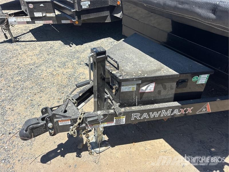 RawMaxx MDX12BP10K 12 ft T/A Dump Utility Trailer Самоскиди