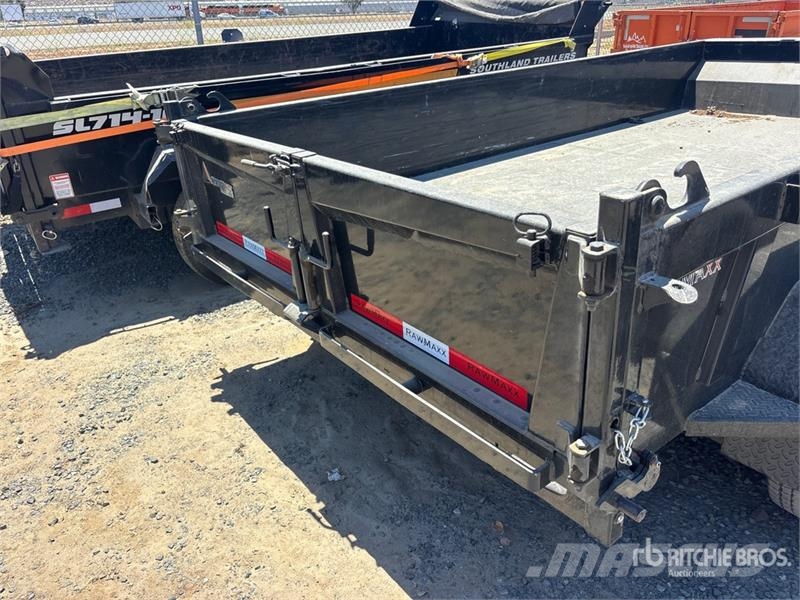RawMaxx MDX12BP10K 12 ft T/A Dump Utility Trailer Самоскиди