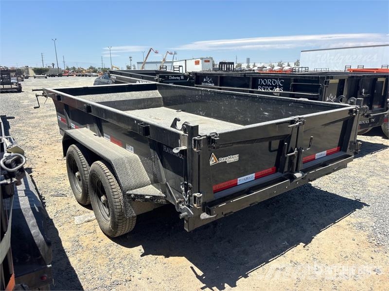 RawMaxx MDX12BP10K 12 ft T/A Dump Utility Trailer Самоскиди