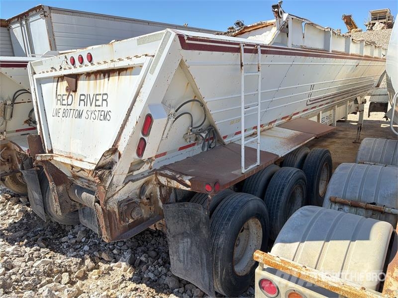 Red River 44 ft Tri/A Live Bottom Trailer Poluprikolice sa pokretnim podom