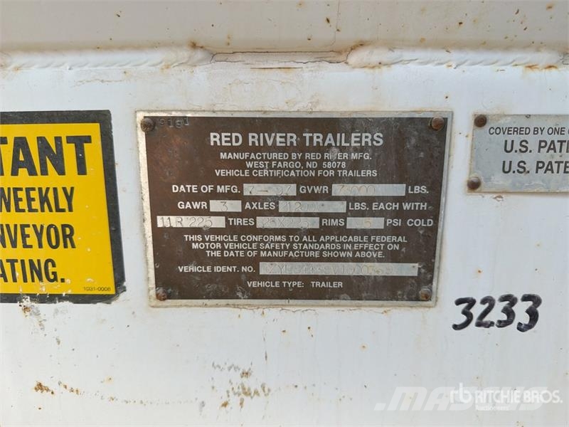 Red River LB339 44 ft Tri/A Live Bottom Trailer Poluprikolice sa pokretnim podom