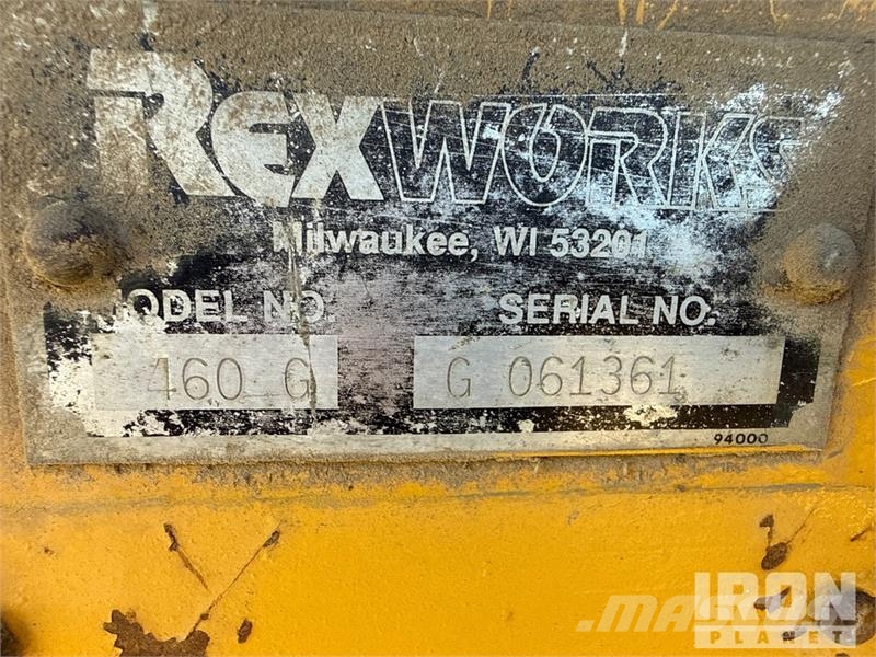 Rexworks Maxigrind 460G Tri/A Horizontal Grinder Construction - Others