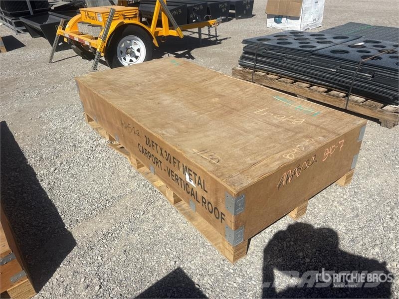 Rhino AGR-MC2030 20 ft x 30 ft Metal Carport (Unused) Edificación de acero