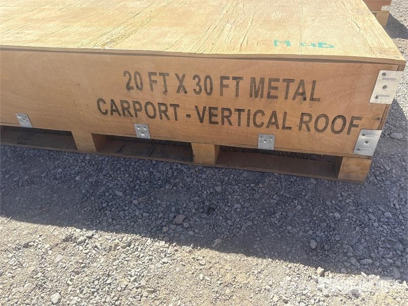 Rhino AGR-MC2030 20 ft x 30 ft Metal Carport (Unused) Edificación de acero