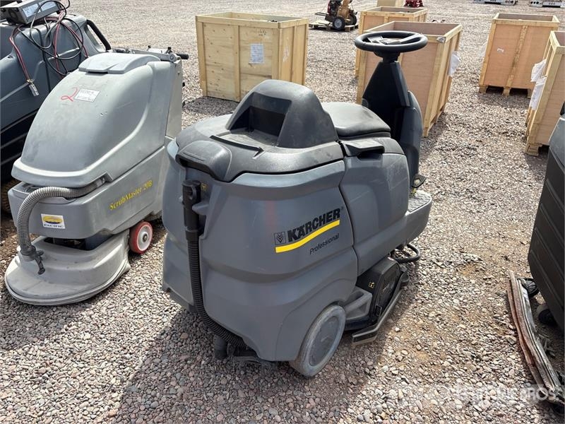 Ride-On Electric Floor Scrubber 기타 트레일러