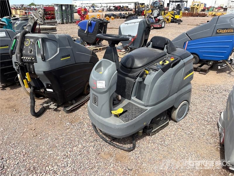 Ride-On Electric Floor Scrubber 기타 트레일러