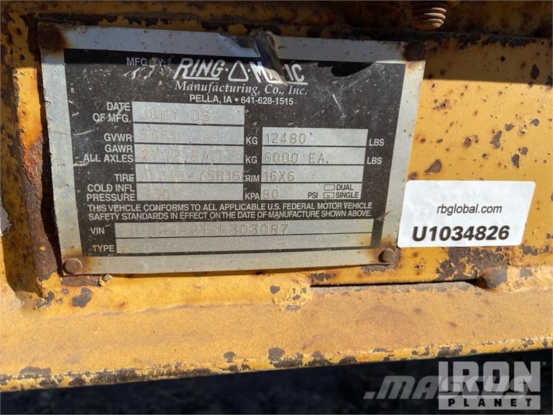 Ringomatic 550 gal T/A Vacuum Excavation Unit Oprema i rezervni dijelovi za bušenje