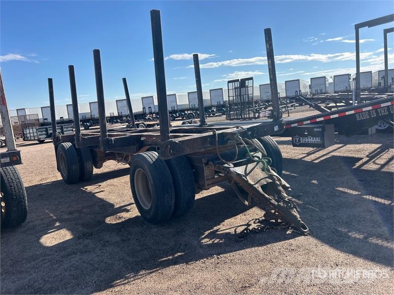  Rosa 18 ft T/A Turntable Log Trailer Kokvedēju piekabes