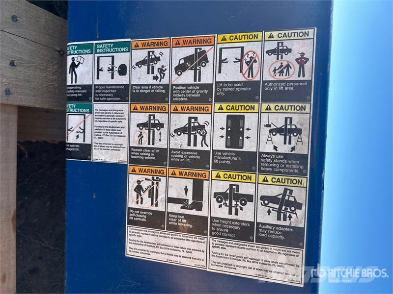 Rotary SPO1210 2 Post 12000 lb Vehicle Lift Construcción - Otros