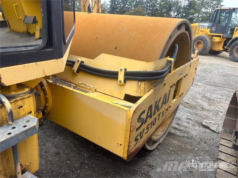 Sakai SV510 Padfoot Drum Compactor Single drum rollers