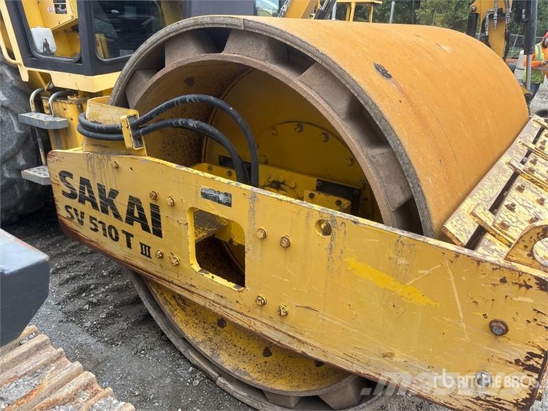 Sakai SV510 Padfoot Drum Compactor Single drum rollers