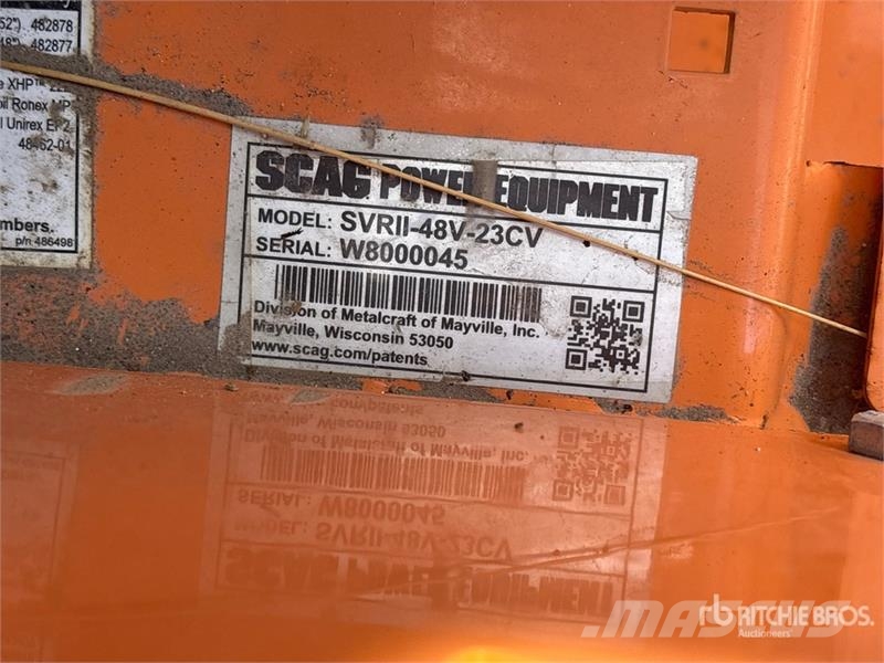 Scag SVRII-48V-23CV 4x2 Stand-On Lawn Mower (Inoperable Kosiarki ogrodowe