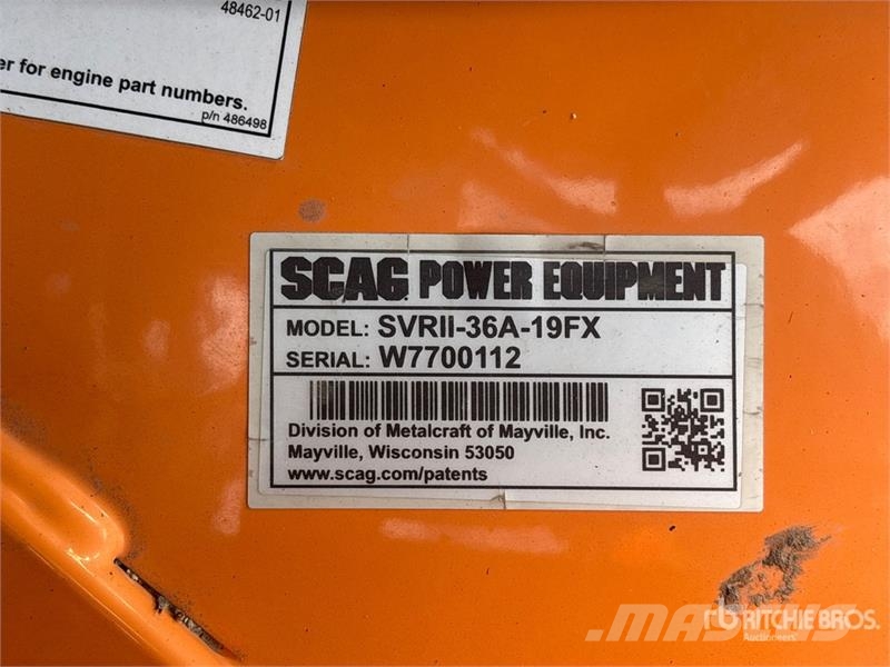 Scag V-Ride II Advantag 4x2 Stand-On 36 in Lawn Mower Kosiarki ogrodowe