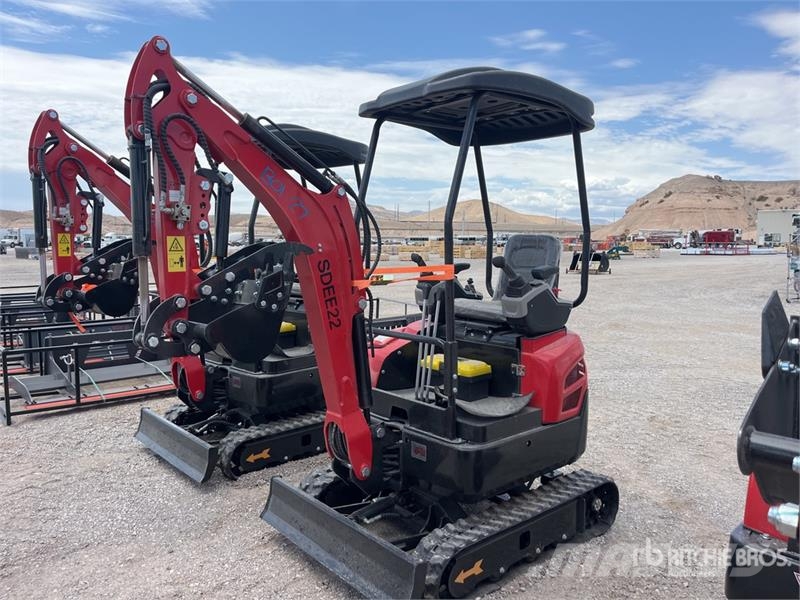 SDEE22-RED Mini Excavator (Unused) Mini Escavadoras <7t