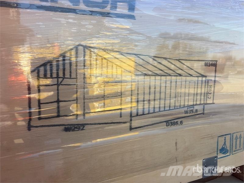  SDL2533DGMS 25 ft x 33 ft Double Garage Metal Shed المباني الإطار الصلب